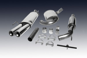 Mototec Touring Edition Cat-Back Exhaust Kit - 2.0 / VR6 / 1.9TDI