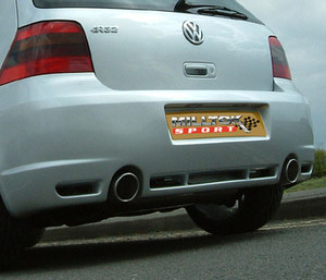 Milltek Resonated Cat Back Exhaust - GT100 Tips - MK4 Golf R32