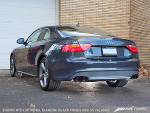 AWE Tuning A5 2.0T Touring Edition Exhaust - Quad Outlet, Polished Silver Tips