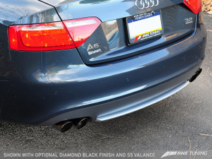 AWE Tuning A5 2.0T Touring Edition Exhaust - Quad Outlet, Polished Silver Tips