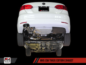 AWE Tuning Mk5 Jetta / Mk6 Sportwagen 2.5L Track Edition Exhaust - Polished Silver Tips
