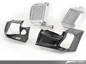 AWE Tuning Audi S4 2.7T Performance Intercooler Kit - With Carbon Fiber Shrouds