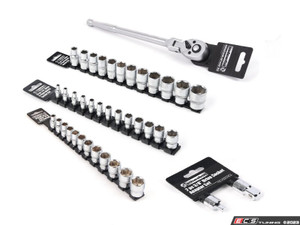 Universal 40 Piece Metric Socket Set With Flex Head Ratchet | ES4780745