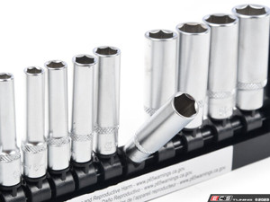 26 Pc. 1/4" Drive 6 Point Metric Socket Set - Deep And Standard | ES4780738