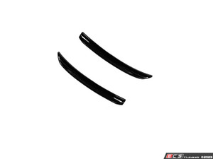 JCW Pro Style Rear Spoiler Extensions Gloss Black  - Pair | ES4768275