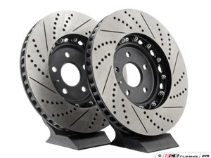 Front And Rear Cross-Drilled & Slotted 2-Piece Brake Kit (340x30/310x22) | ES4829992