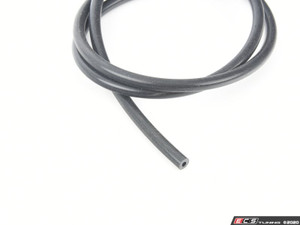 12.0" 3.75mm (5/32") ID Black Silicone Vacuum Hose | ES4338188
