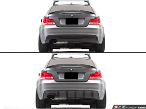 E8x M-Sport Rear Diffuser - Gloss Black | ES4708723