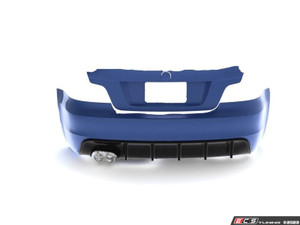 E8x M-Sport Rear Diffuser - Textured Black | ES4708725
