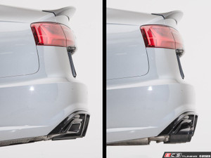 Audi C7.5 A6 S-Line Rear Diffuser - Gloss Black | ES4730275