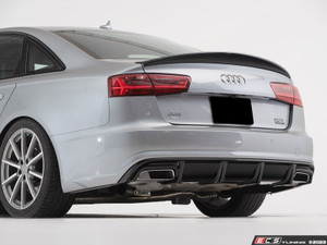 Audi C7.5 A6 S-Line Rear Diffuser - Gloss Black | ES4730275