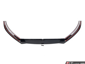 Audi 8V.5 (Facelift) 2017+ S3 / A3 S-Line Front Lip Spoiler - Gloss Black | ES4753140