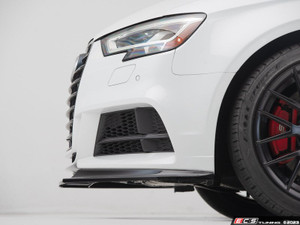 Audi 8V.5 (Facelift) 2017+ S3 / A3 S-Line Front Lip Spoiler - Gloss Black | ES4753140