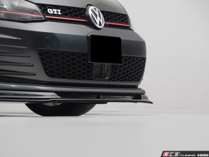 MK7 GTI Gloss Black Front Lip Spoiler (Version 2) | ES4752823