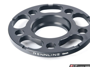 Rennline 10mm Wheel Spacers - Black (Pair) | ES4755582
