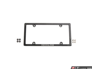 Rennline Carbon Fiber License Plate Frame | ES4755590