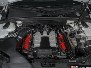 3.0T Valve Cover Upgrade Kit With Gaskets and Hardware - Red | ES4830382