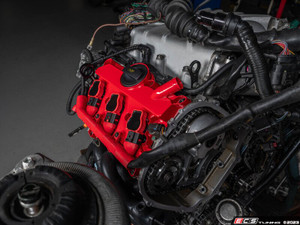 3.0T Valve Cover Upgrade Kit With Gaskets and Hardware - Red | ES4830382