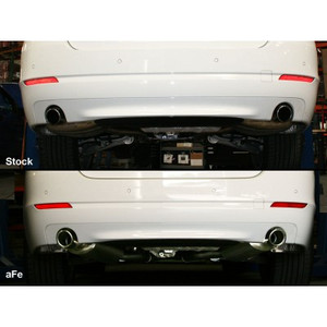 aFe Down-Pipe Back Exhaust - BMW 535i (F10) 11-12 L6-3.0L Turbo SS-304