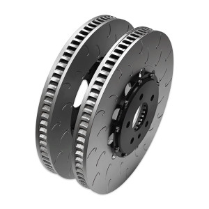 2-Piece Floating Front Brake Rotor Upgrade Kit for Audi B8.5 SQ5