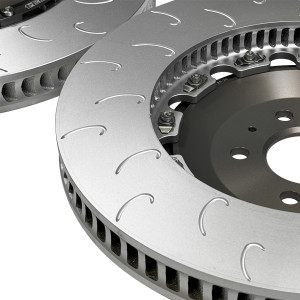 2-Piece Floating Front Brake Rotor Upgrade Kit for Audi 4M/4M.5 SQ7/SQ8