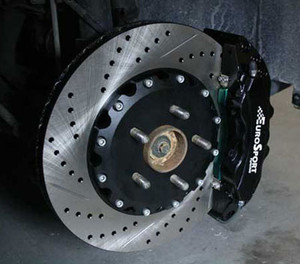 Front Brake Kit with 6 Piston Caliper & 330mm 2 Piece Rotors - C30 S40 V50 C70