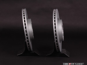 Front Slotted Brake Rotors - Pair (312x25)