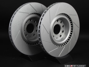 Front Slotted Brake Rotors - Pair (345x30)