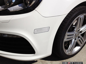ECS Golf R Clear Bumper Side Markers