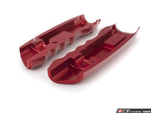 ECS Billet Aluminum Parking Brake Handle - Red Anodized | ES3183795