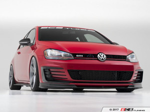 MK7 GTI Carbon Fiber Front Bumper Grille Flare Set
