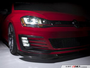 MK7 GTI Carbon Fiber Front Bumper Grille Flare Set