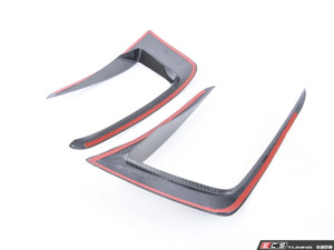MK7 GTI Carbon Fiber Front Bumper Grille Flare Set