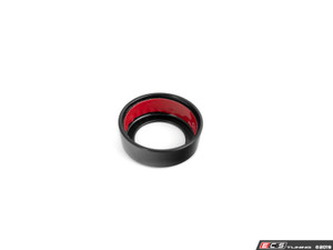 Audi B8 Billet Aluminum Control Ring Kit - SMOOTH - Black Anodized