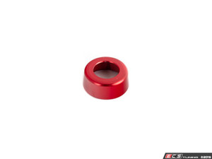 Audi B8 Billet Aluminum Control Ring Kit - SMOOTH - Red Anodized