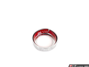 Audi B8 Billet Aluminum Control Ring Kit - NOTCHED - Clear Anodized