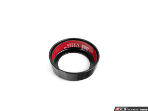 Audi B8 Billet Aluminum Control Ring Kit - NOTCHED - Black Anodized