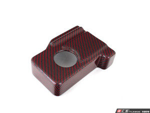 Brake Fluid Reservoir Cover - Red Carbon Kevlar