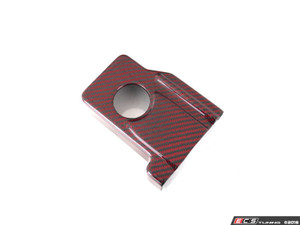 Brake Fluid Reservoir Cover - Red Carbon Kevlar