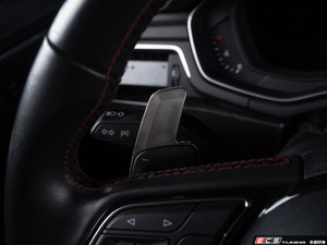 Audi B9 Paddle Shifter Extension Set - Satin Chrome