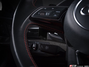 Audi B9 Paddle Shifter Extension Set - Gloss Black