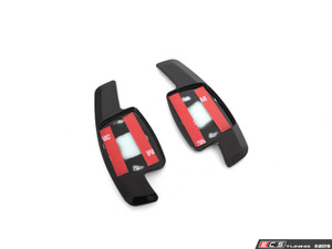 Audi B9 Paddle Shifter Extension Set - Gloss Black