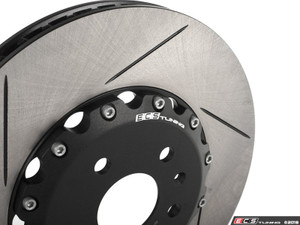 Front and Rear Slotted 2-Piece Semi-Floating Brake Rotor Kit (345x30/310x22)
