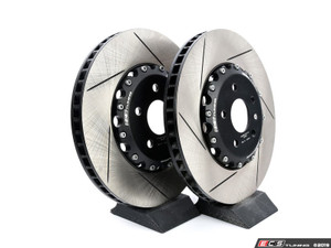 Front and Rear Slotted 2-Piece Semi-Floating Brake Rotor Kit (340x30/310x22)