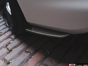 Audi B8.5 S4 / A4 S-Line Carbon Fiber Rear Bumper Side Splitters