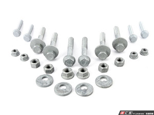28 Piece Front Upper & Lower Control Arm Kit With Hardware