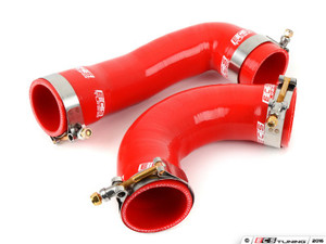 MK7 Golf R / 8V S3 Intercooler Upgrade Kit - ECS Red Silicone Boost Hoses