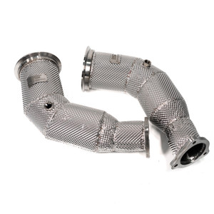EST High Flow Catted Downpipe w/Heat Shield - Audi B9 RS5 / RS4 2.9T