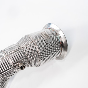 EST High Flow Catted Downpipe w/Heat Shield - Audi B9 S4 / S5 3.0T
