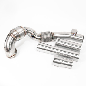 EST High Flow Catted Downpipe - VW MK7 GTI 2.0T / Golf 1.8T / A3 1.8T FWD